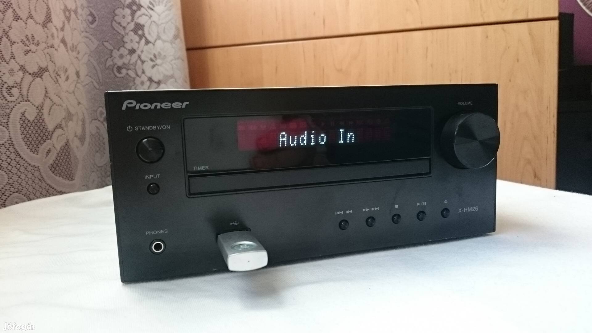 Pioneer hifi, Bluetooth, USB, CD lejátszó, rádió, AUX 