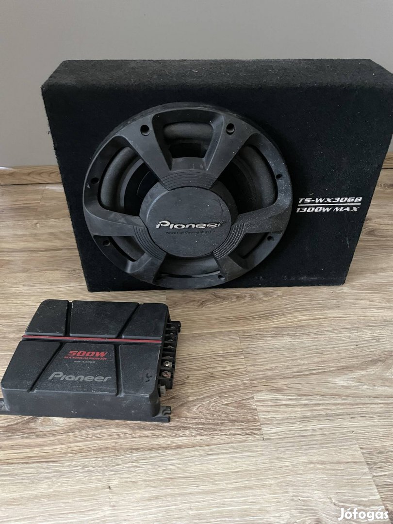 Pioneer mélyláda+erősítő