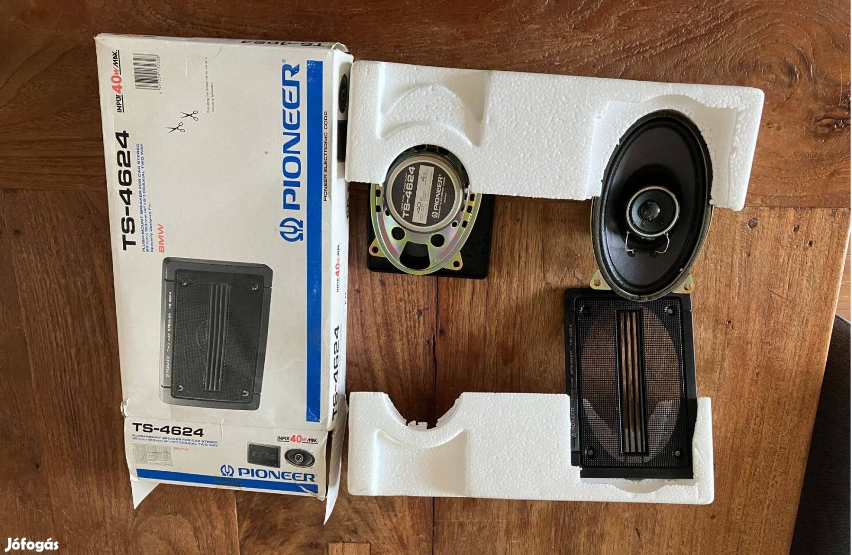 Pioneer ovális autóhangszóró TS-4624, Új, dobozában
