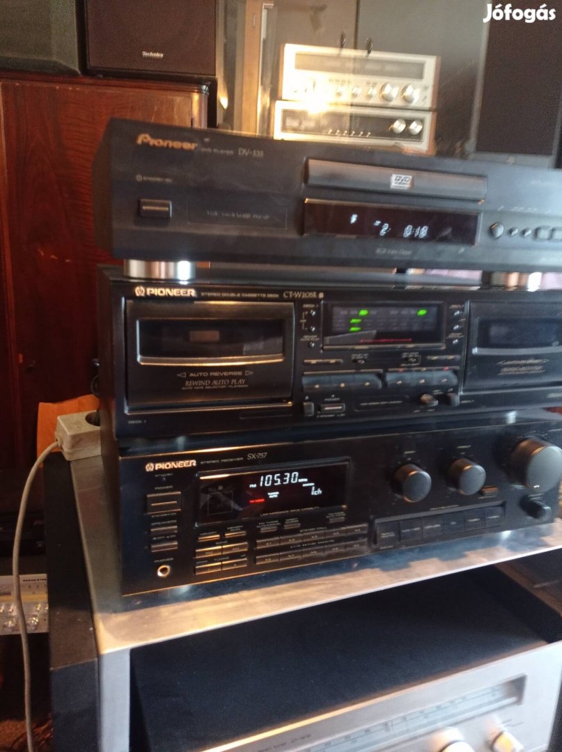 Pioneer rádiós erősítő deck dvd 