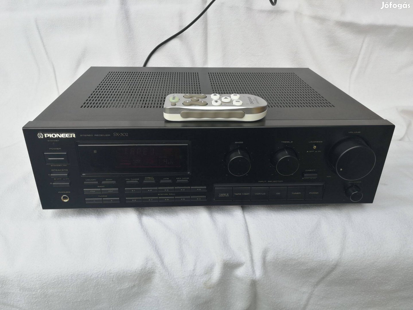 Pioneer sx-302 Nagyteljesítményű rádióserősítő távirányítóval