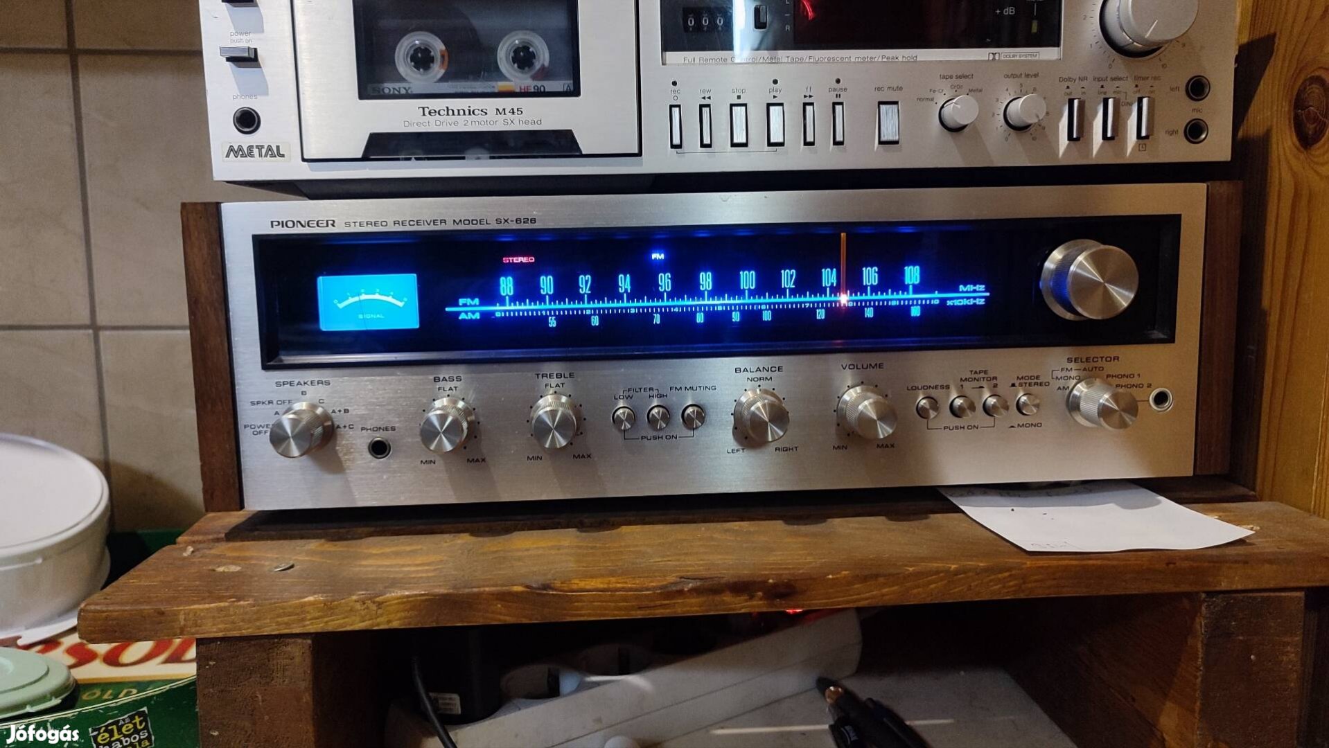 Pioneer sx 626 receiver 