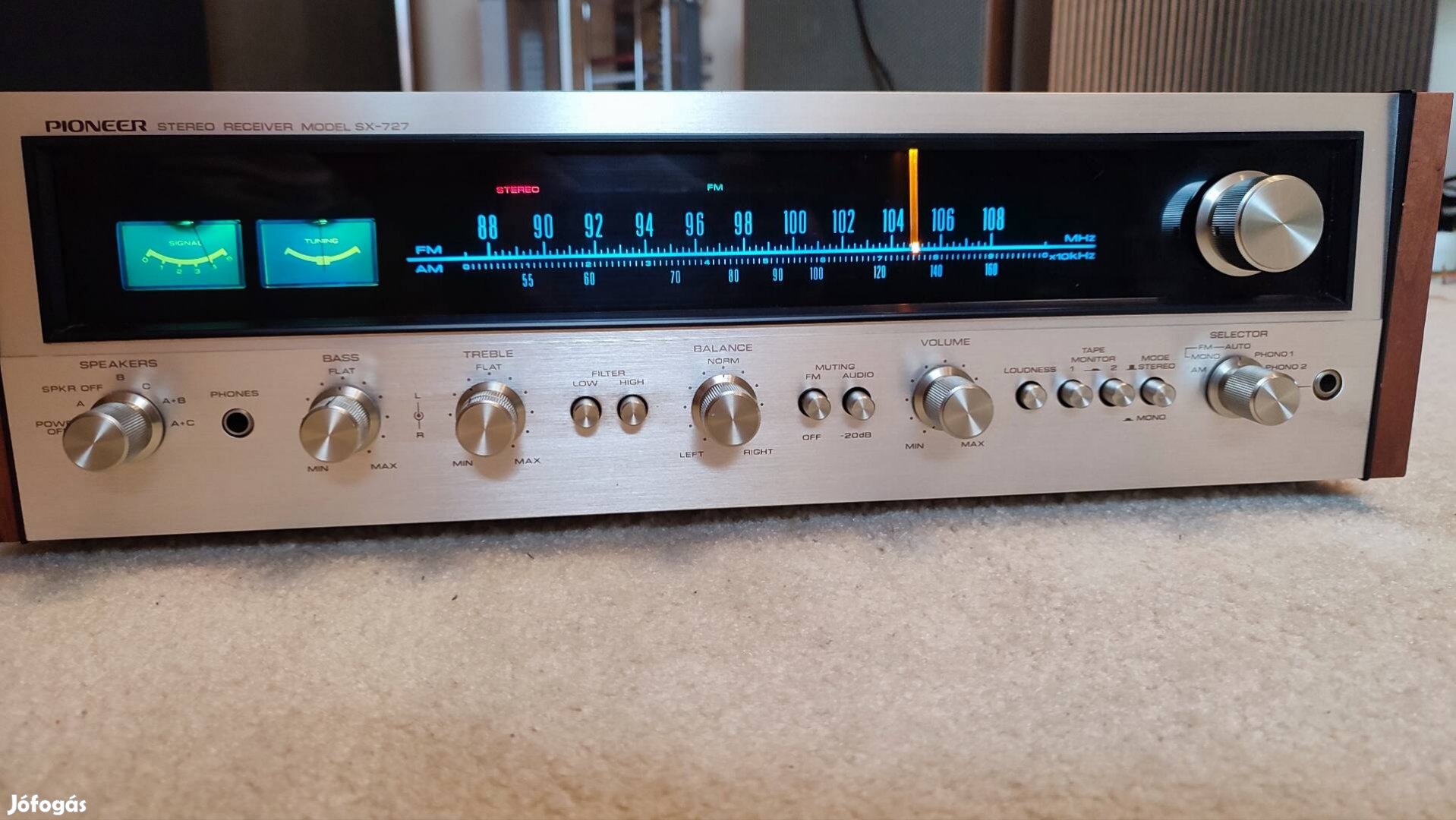 Pioneer sx 727 receiver 