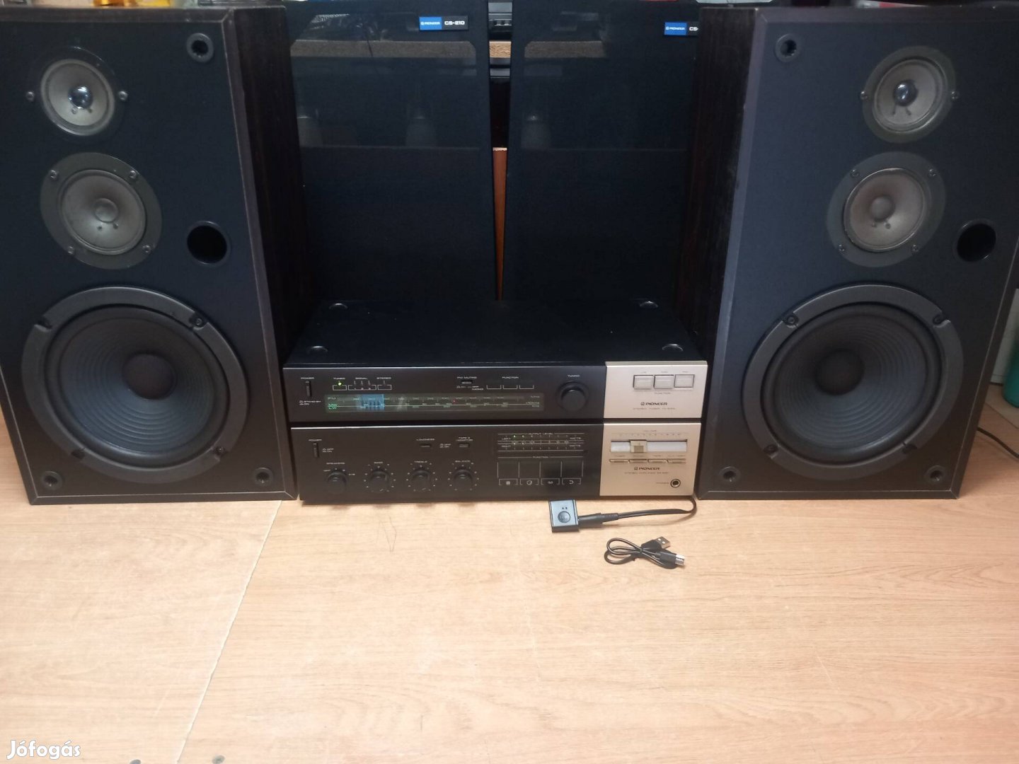 Pioneer sztereó erősítő +bluetooth,tuner és hangfalpár eladó