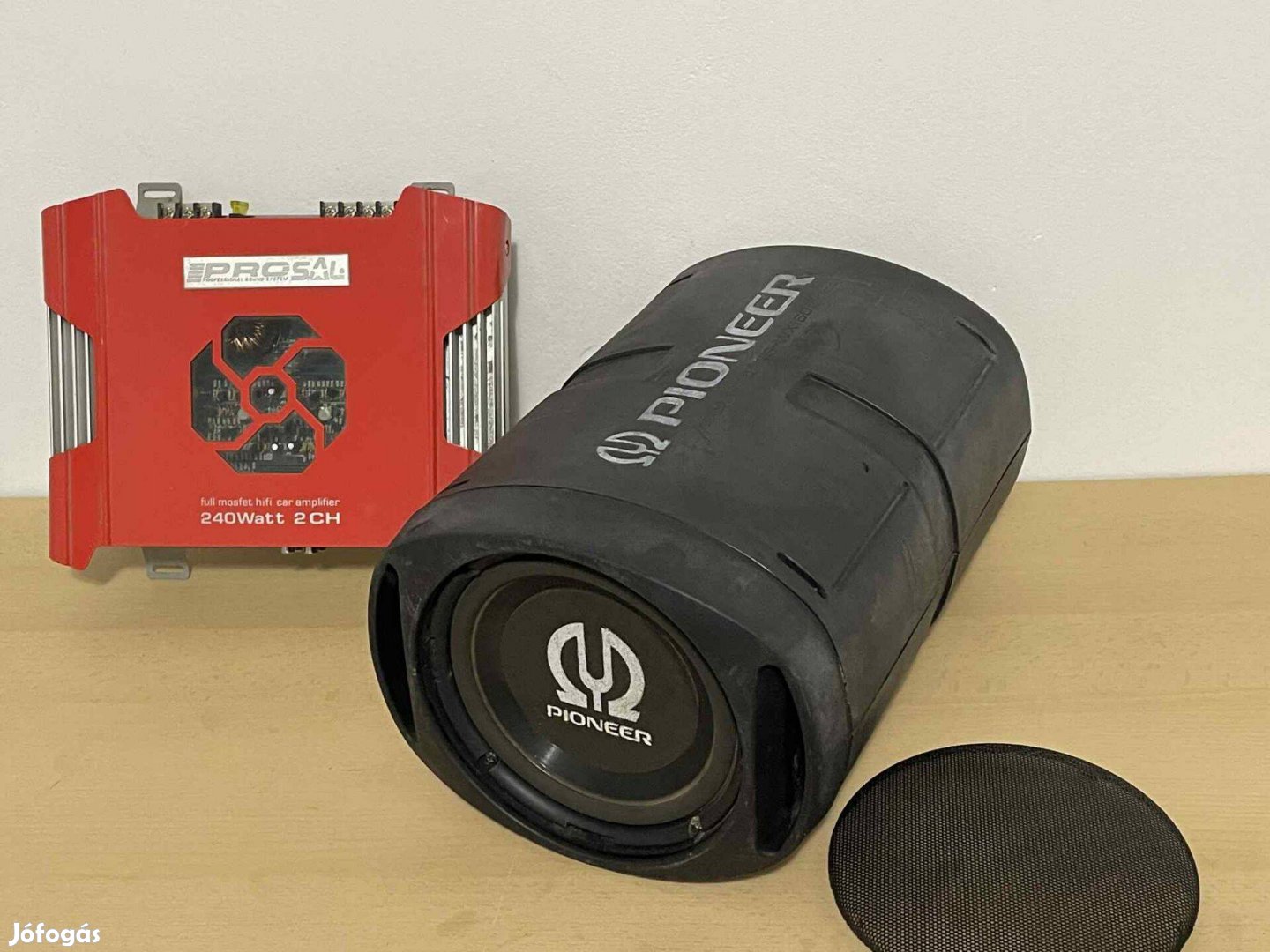 Pioneer ts-wx160 bass reflex kompakt mélyláda + erősítő 240w
