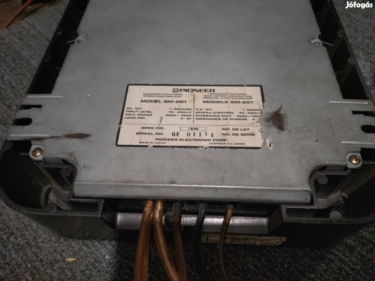 Pioneer vintage erősítő 