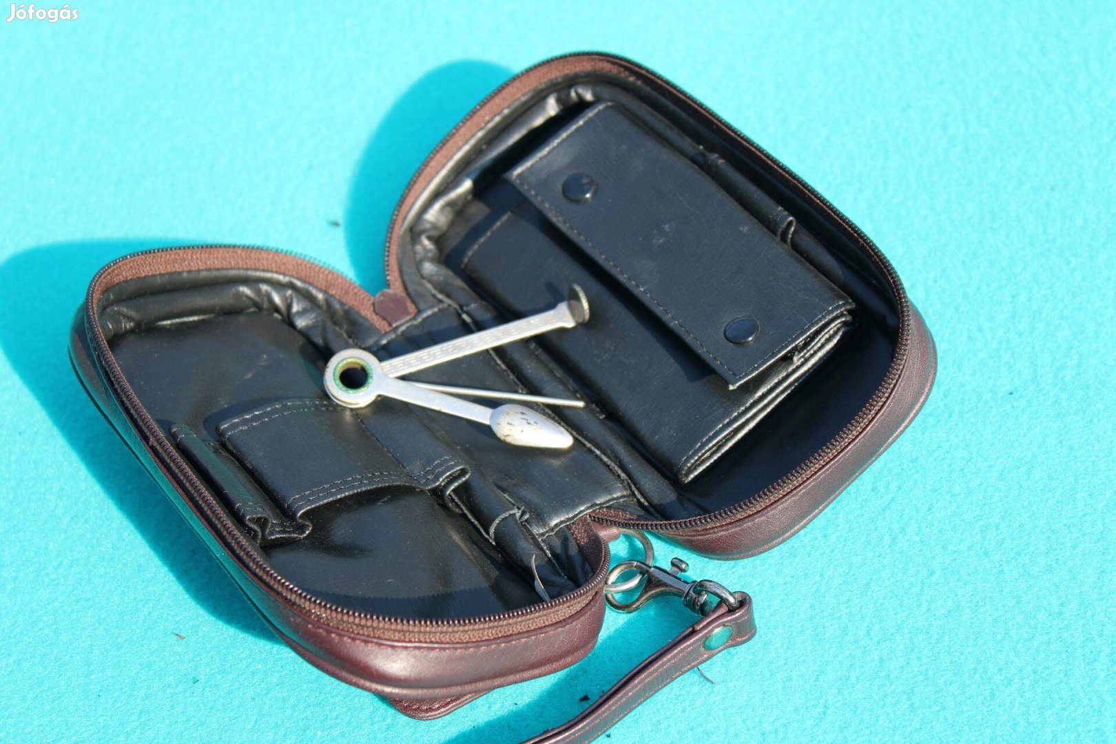 Pipatáska barna 3 pipának és tartozékoknak
