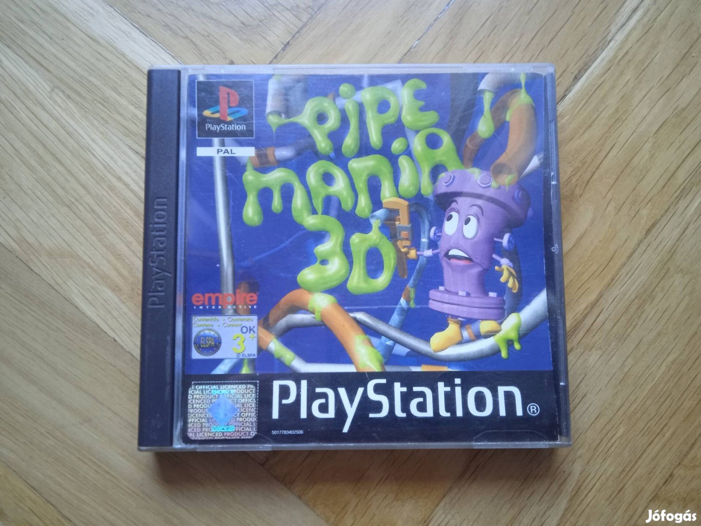 Pipe Mania 3D PS1 Playstation 1 játék Psx psone pipemania