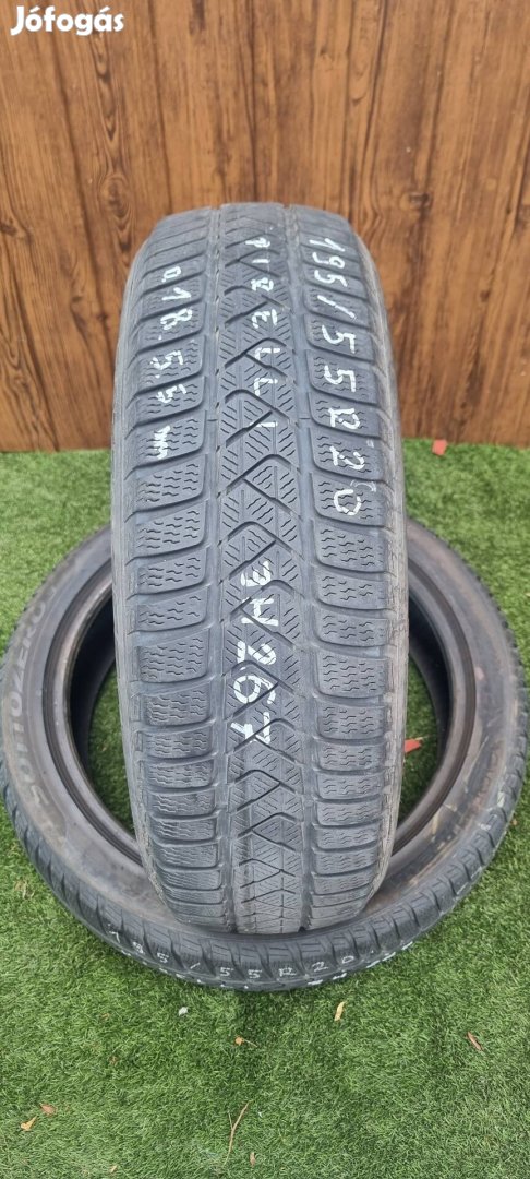 Pirelli 195/55 R20 5,5mm 2018-as Téli Gumiabroncs 2db #267