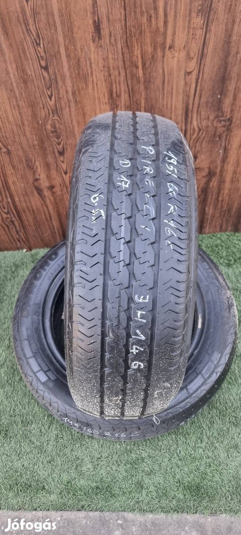 Pirelli 195/60 R16C 6,5mm 2017-es Nyári Gumiabroncs 2db #146