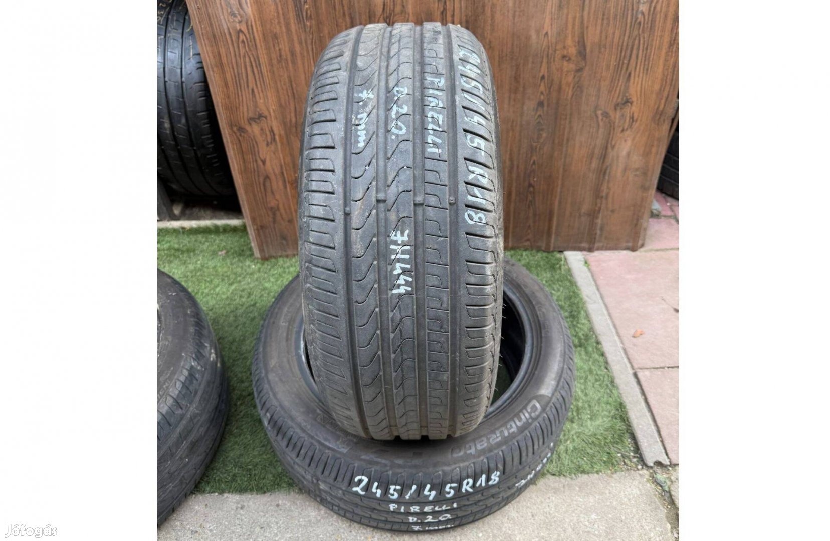 Pirelli 245/45 R18 7 mm 2020-as nyári Gumiabroncs 2db #444