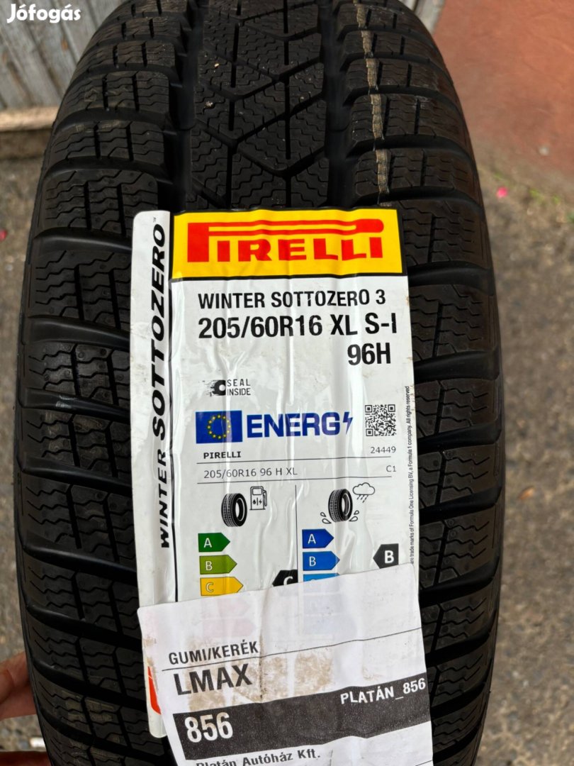 Pirelli Winter Sottozero 3 205/60R16 16 os Lemezfelnin!