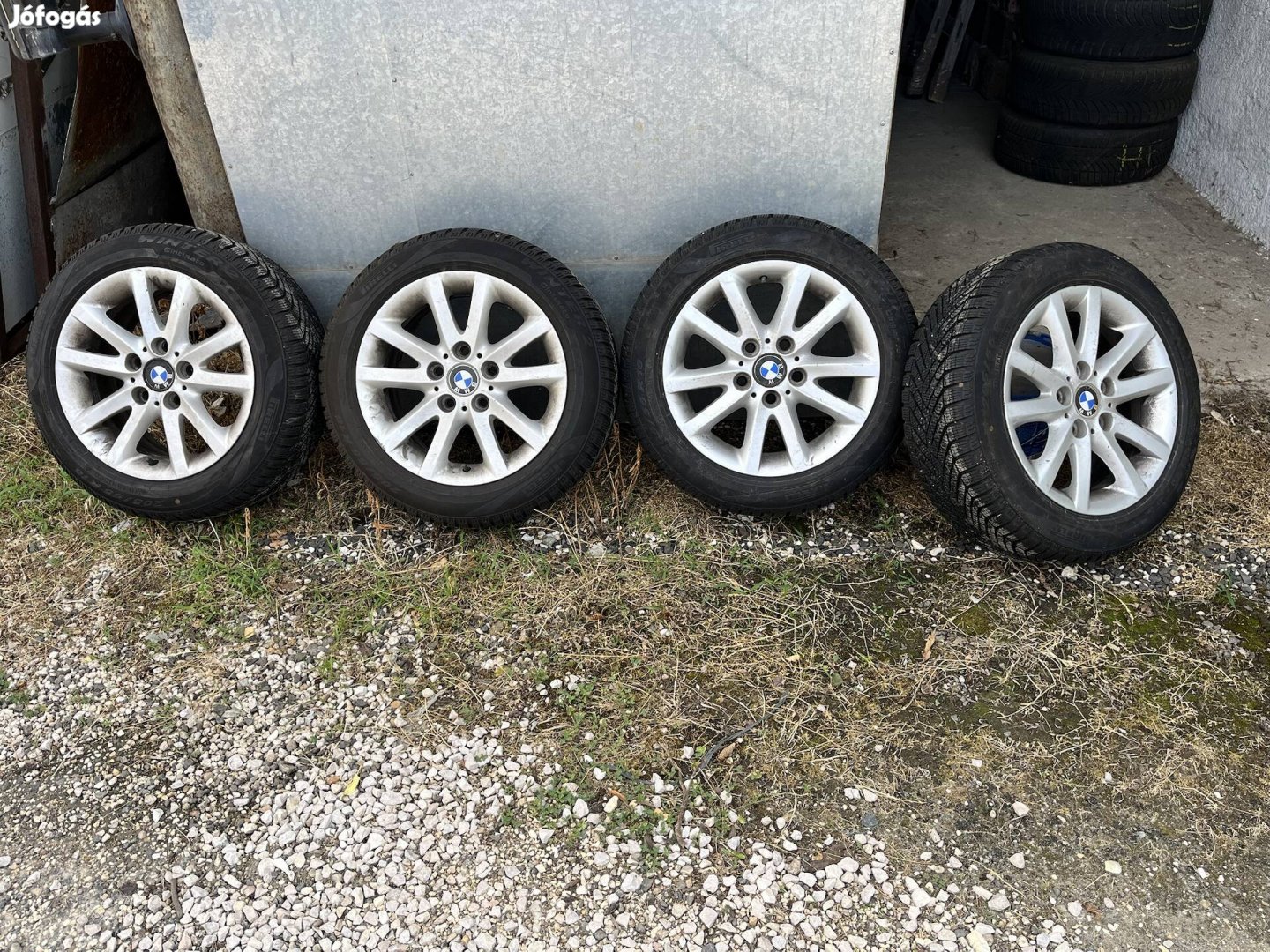 Pirelli cinturato téli gumi 205/55/R16, fél éves, BMW alufelniken