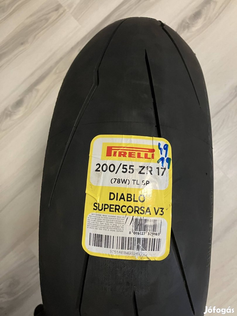 Pirelli diablo supercorsa sp 200/55 r17 új