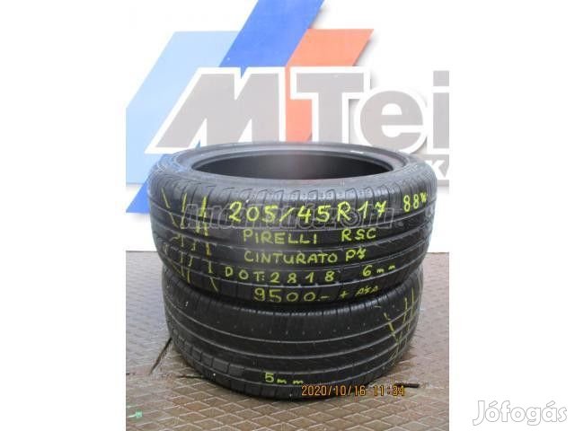 Pirelli nyári 205/45r17 88 w tl 2018