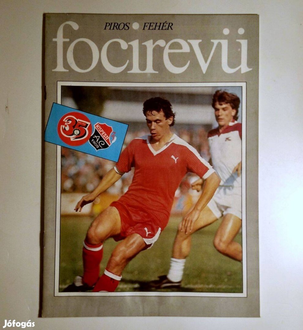 Piros Fehér Focirevü 1984 (35 Év Jegyében) 7kép+tartalom