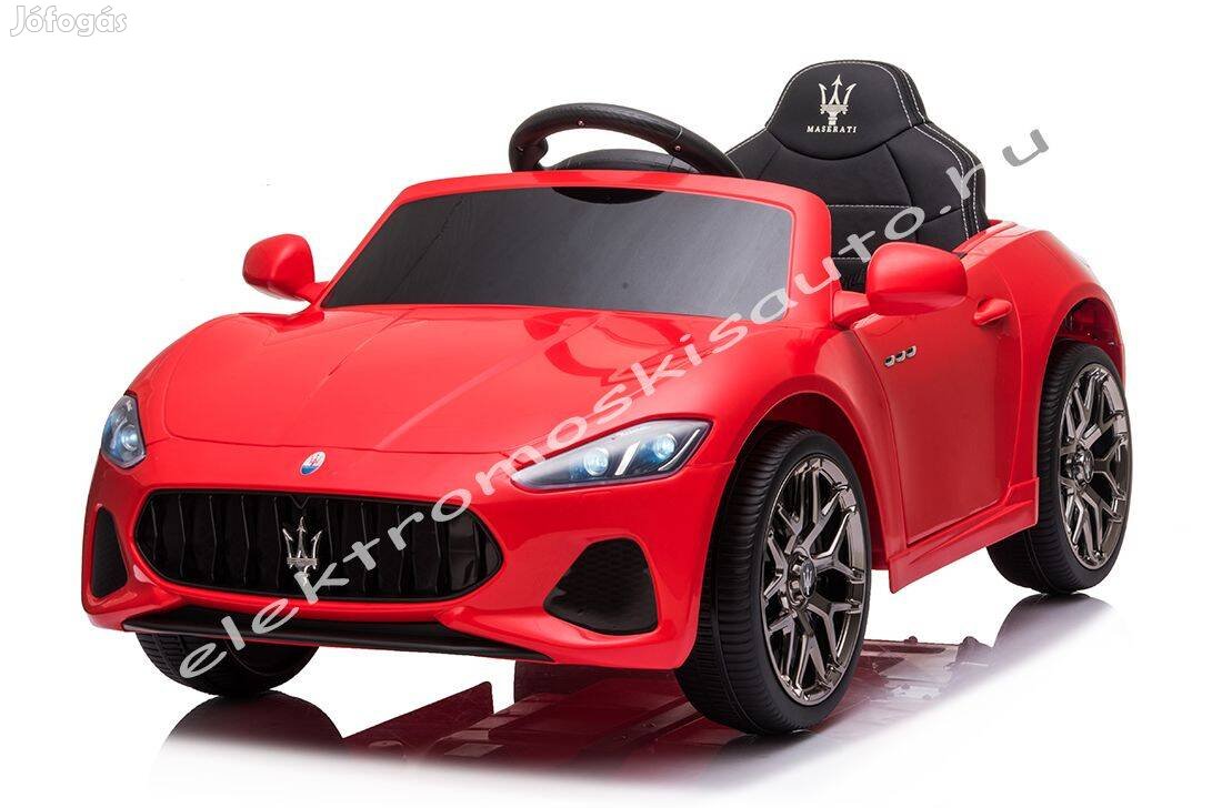 Piros Granturismo Sport Maserati 12V 1 személyes elektromos kisautó