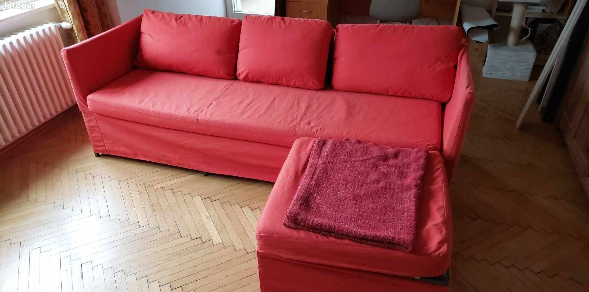 Piros Ikea Kanapé