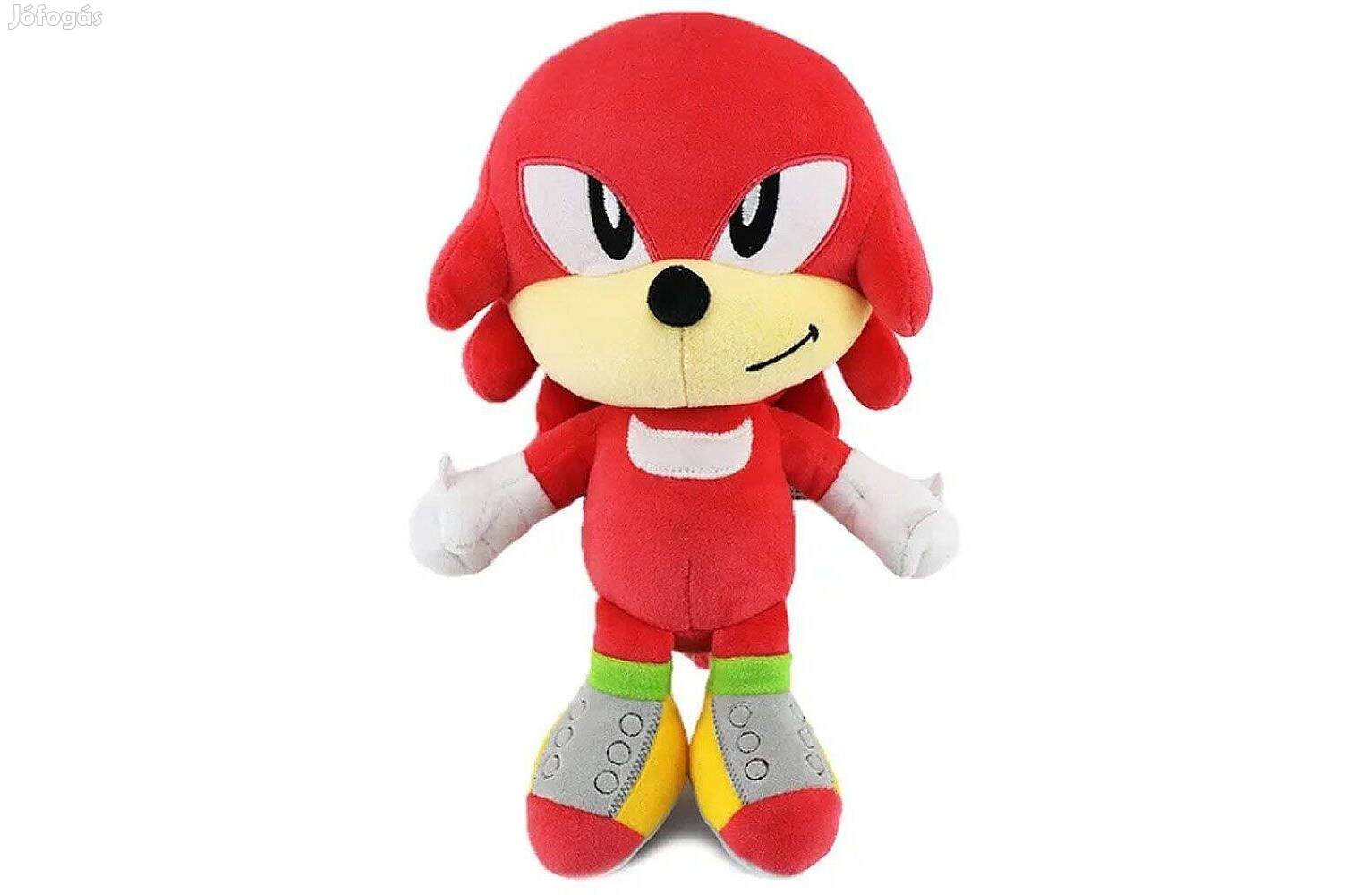 Piros Knuckles jellegű plüss 20 cm - Sonic a sündisznó