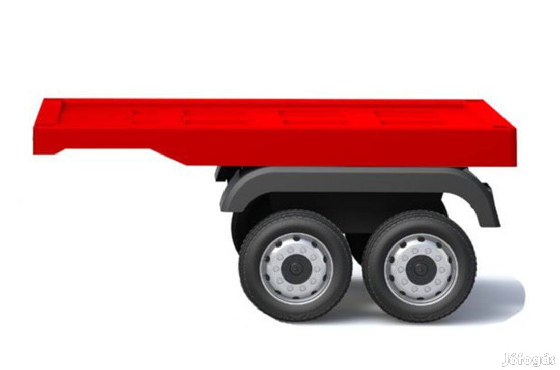 Piros Utánfutó - több elektromos kisautó típushoz csatlakozik