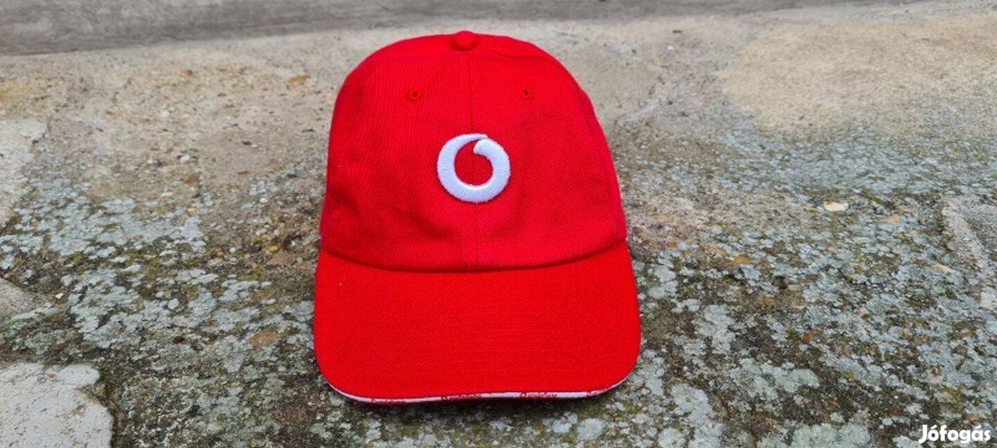 Piros Vodafone unisex baseball sapka