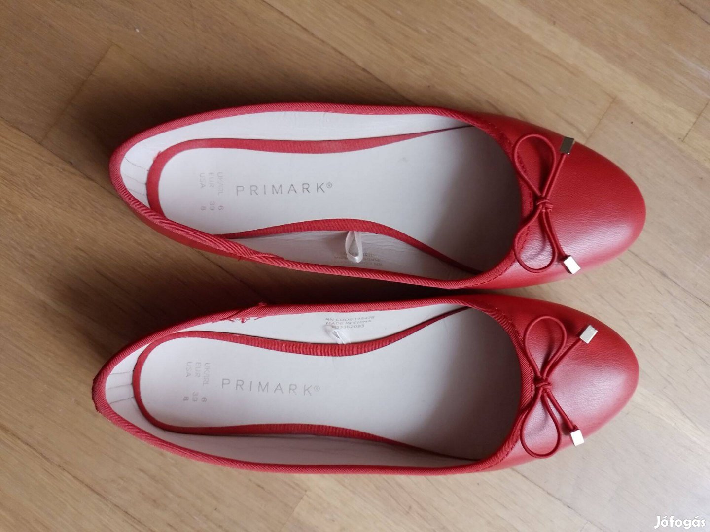 Piros balerina cipő (39)