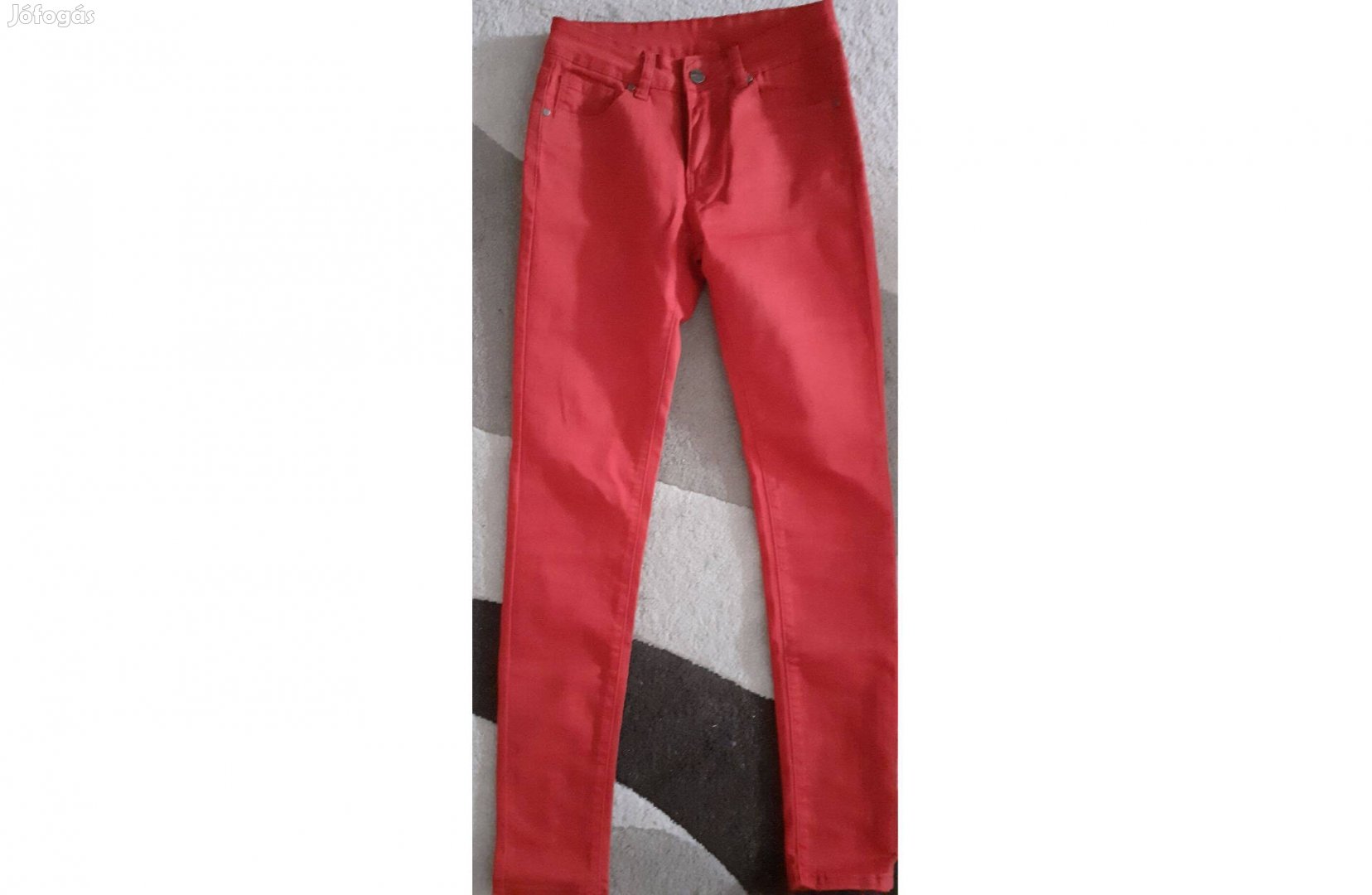 Piros farmernadrág 26xs