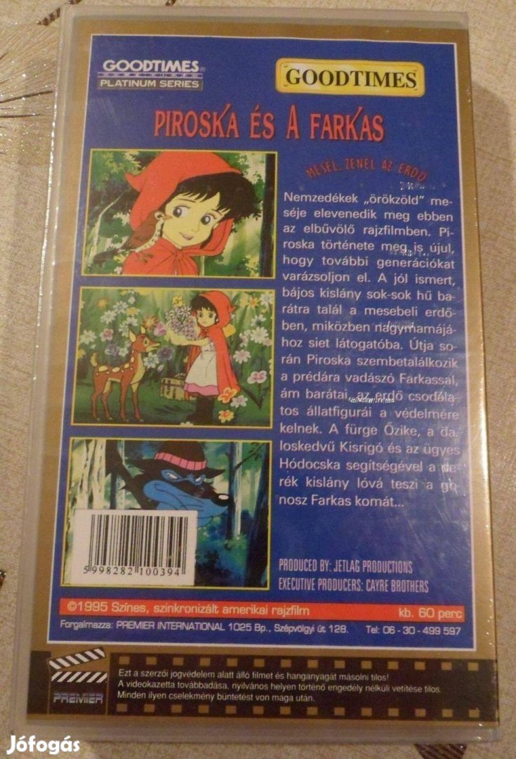 Piroska és A Farkas Vhs Százhalombatta Pest 2847