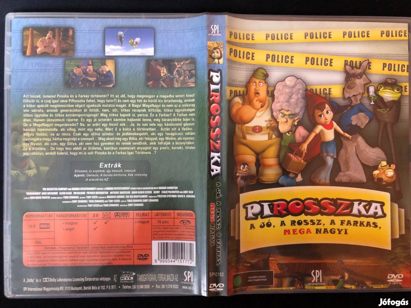 Pirosszka DVD A Jó, a Rossz, a Farkas, mega nagyi
