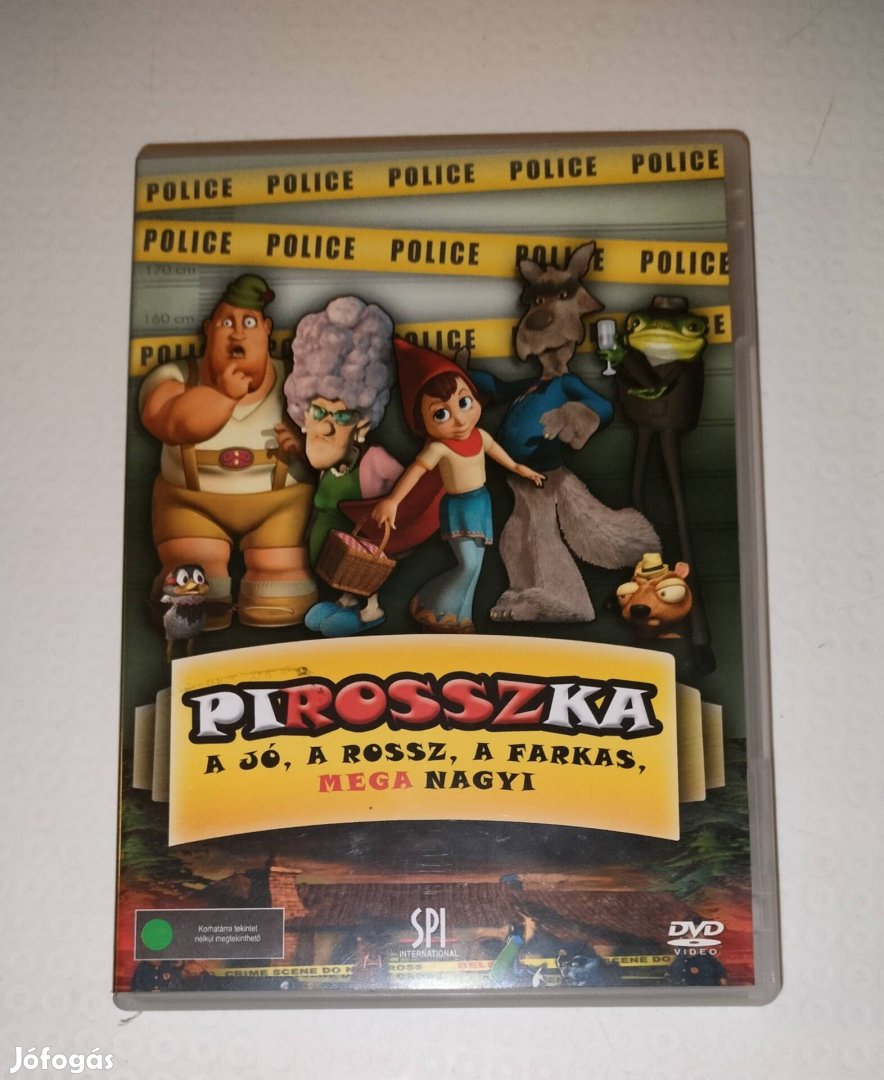 Pirosszka a jó, a rossz, a farkas mega nagyi dvd