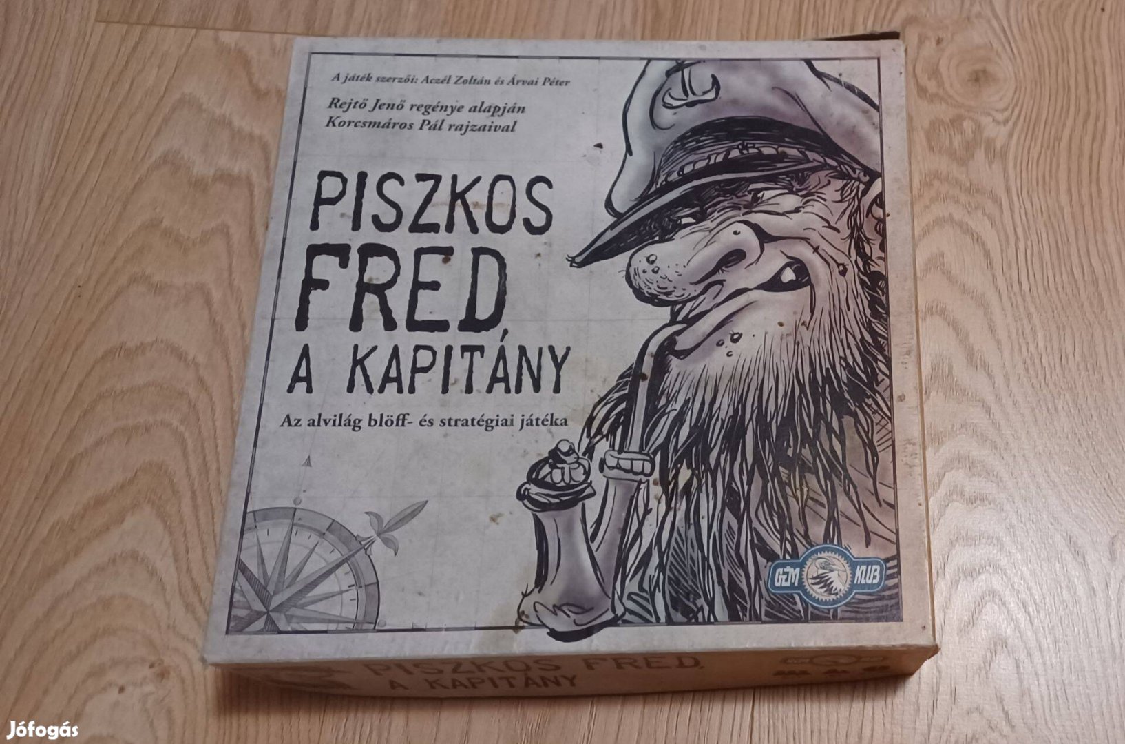 Piszkos Fred kapitány társasjáték Rejtő rajongóknak