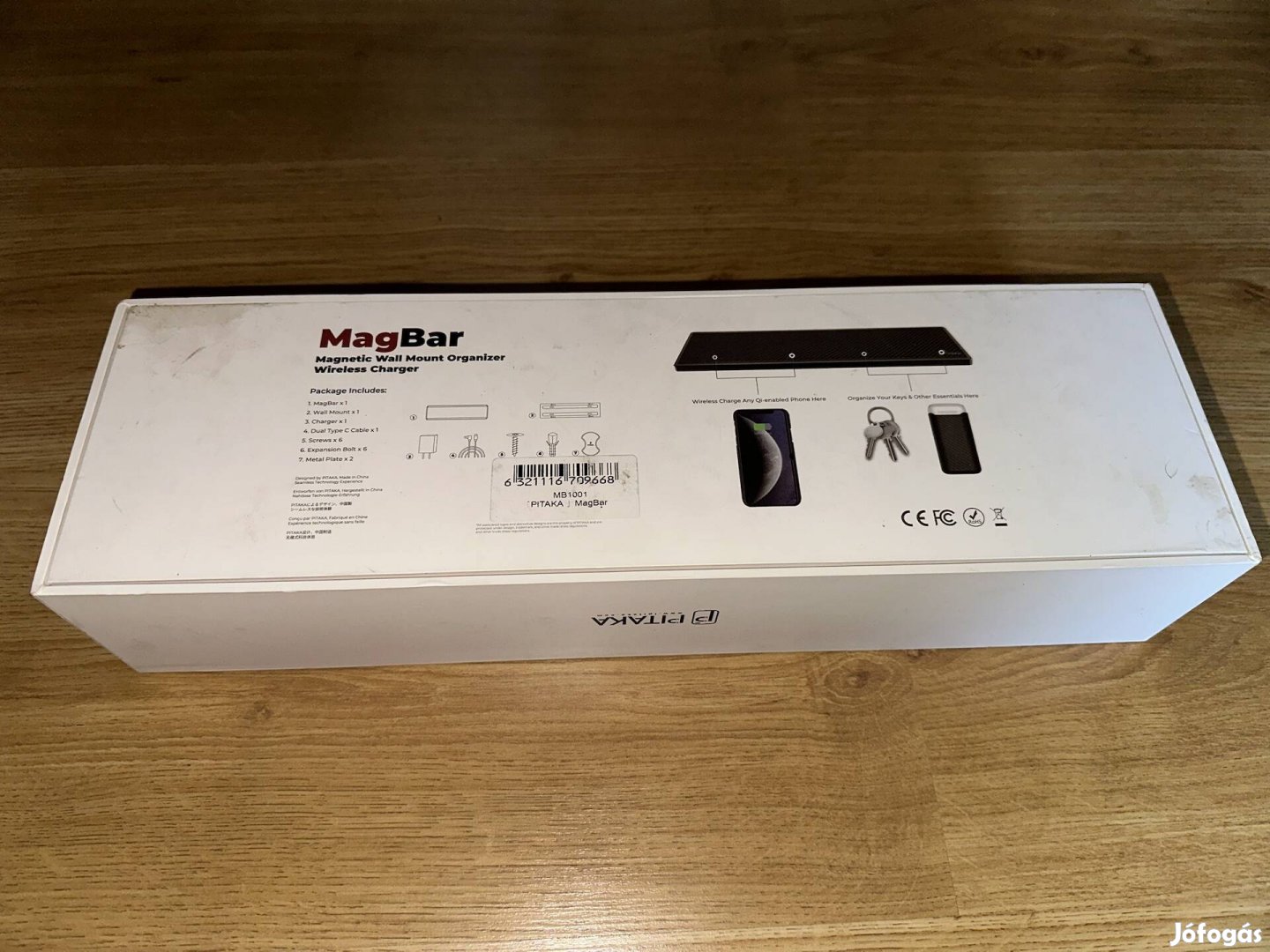 Pitaka Carbon Mag Bar vezeték nélküli telefon töltő