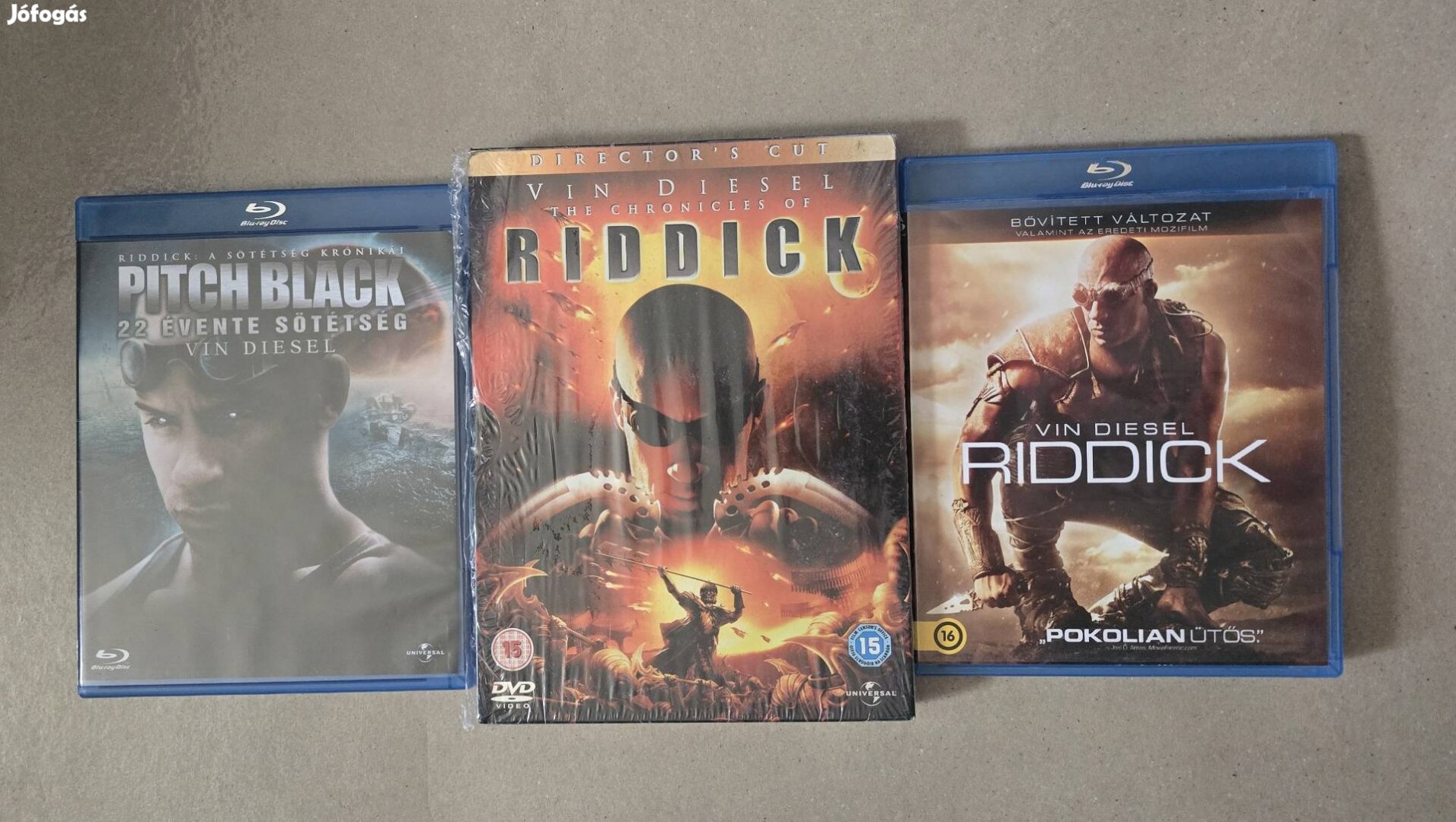 Pitch black, Riddick (bővített) Blu-ray A sötétség krónikája  dvd