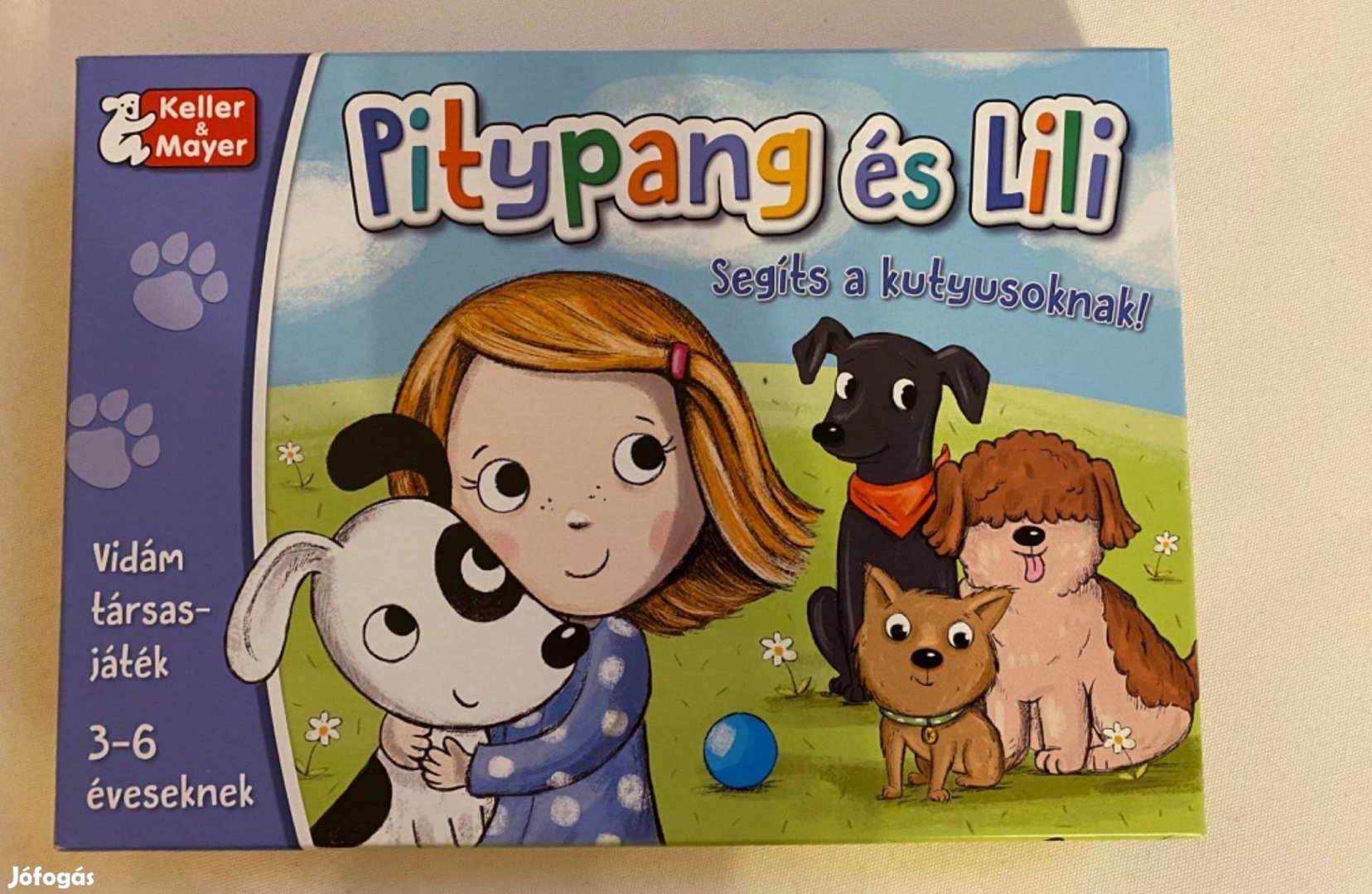 Pittypang és Lili Segíts a kutyusoknak társasjáték újszerű