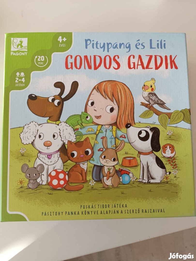 Pitypang és Lili Gondos Gazdik társasjáték