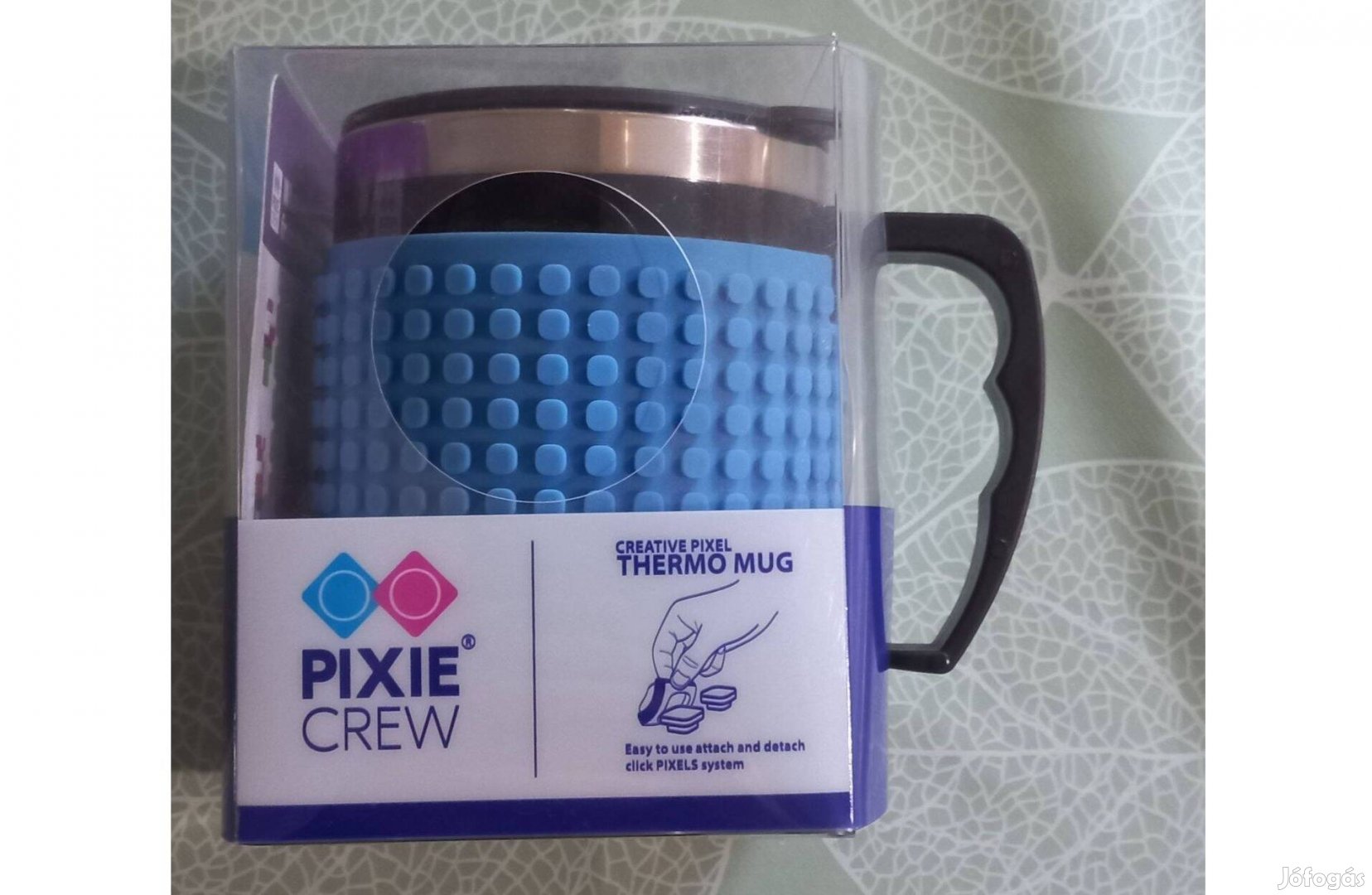Pixel termosz bögre hőtartó pohár lego