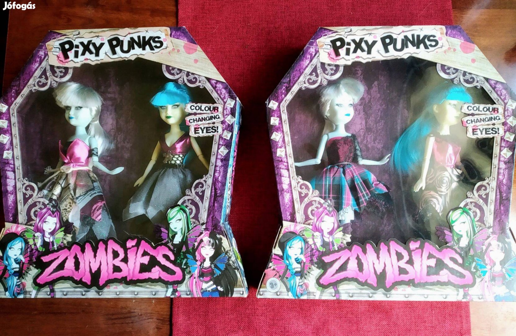 Pixy punks zombies zombi Babák Színjátszó Szemekkelj Kétféle szett