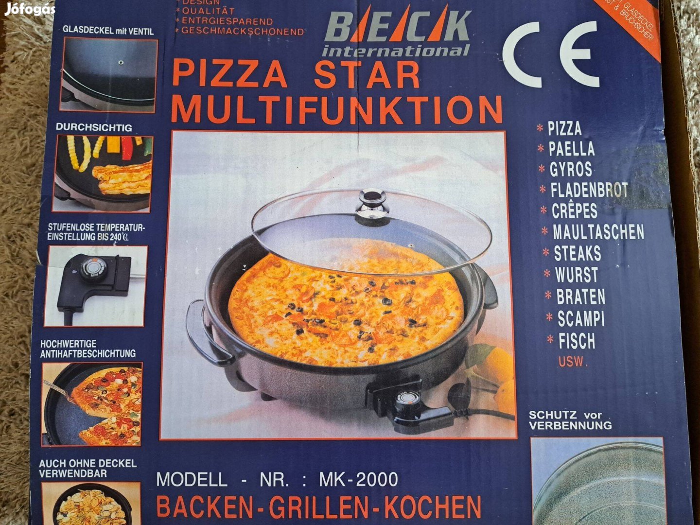 Pizza star sütő