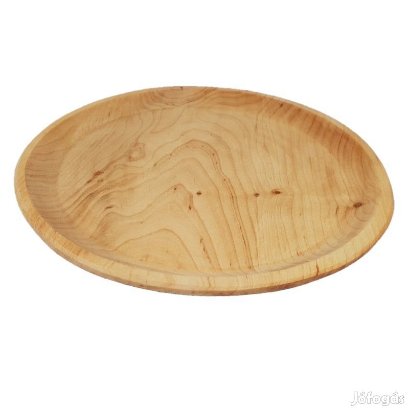 Pizzás tányér 30cm kerek fatál