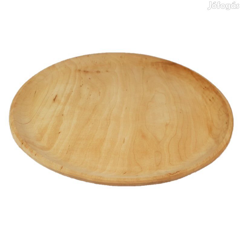 Pizzás tányér 35cm kerek fatál