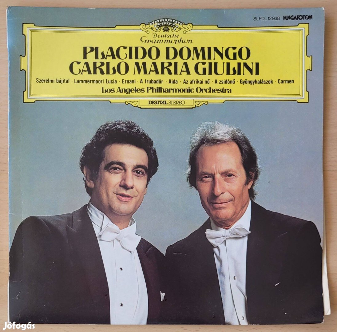 Placido Domingo, Carlo Maria Giulini - bakelit lemez