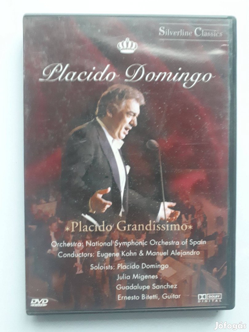 Placido Domingo: Placido Grandissimo DVD (posta 510 Ft)