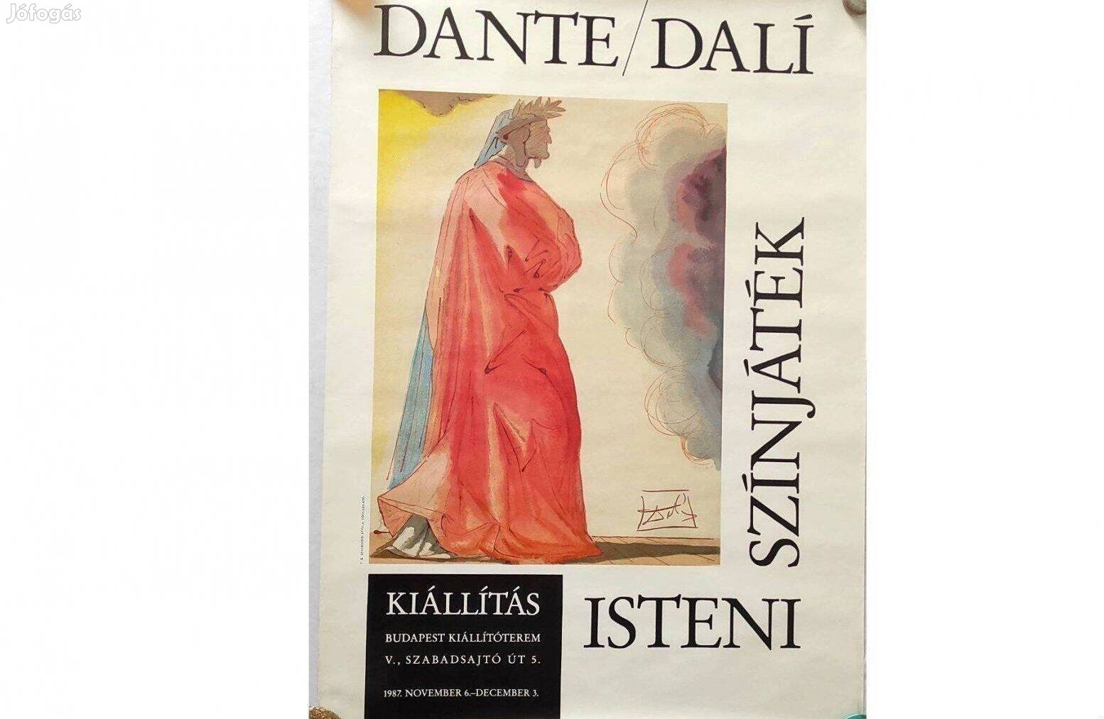 Plakát, Kiállítás Plakát 1987 Dante/Dali, Isteni Színjáték