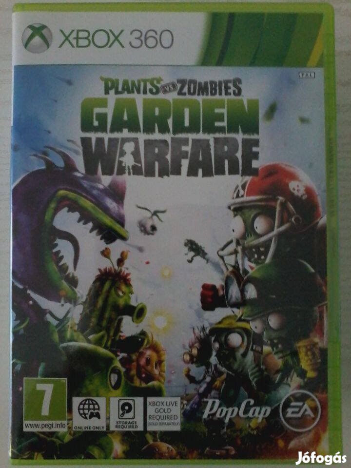 Plants vs Zombies Garden Warfare Xbox 360 jázék eladó.(nem postázom)