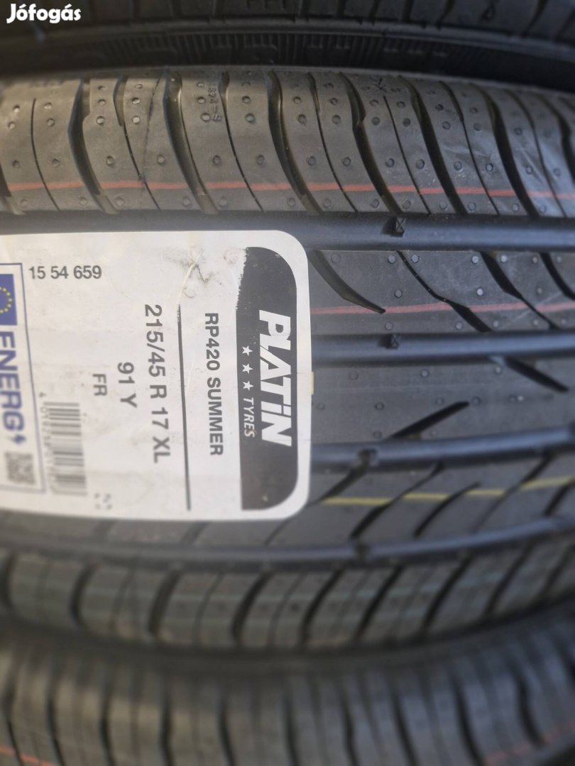 Platin 215/45r17 4db nyári gumi