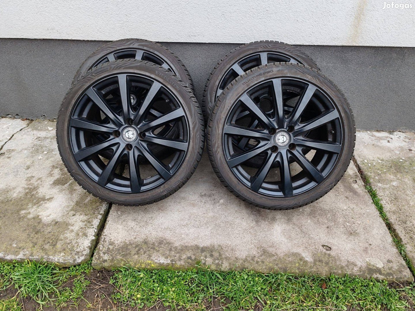 Platin alufelni 7Jx17 M+S gumival