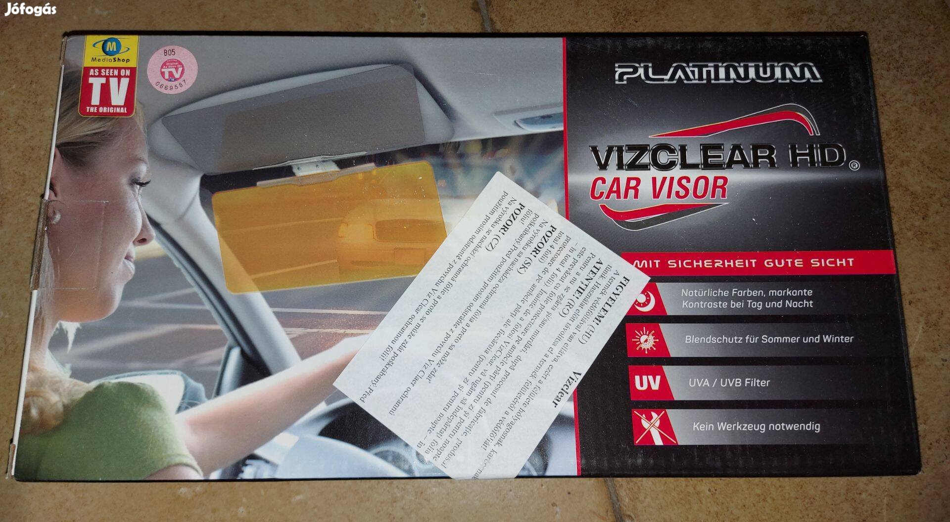 Platinum Vizclear HD CAR Visor 2900Ft Veszprém