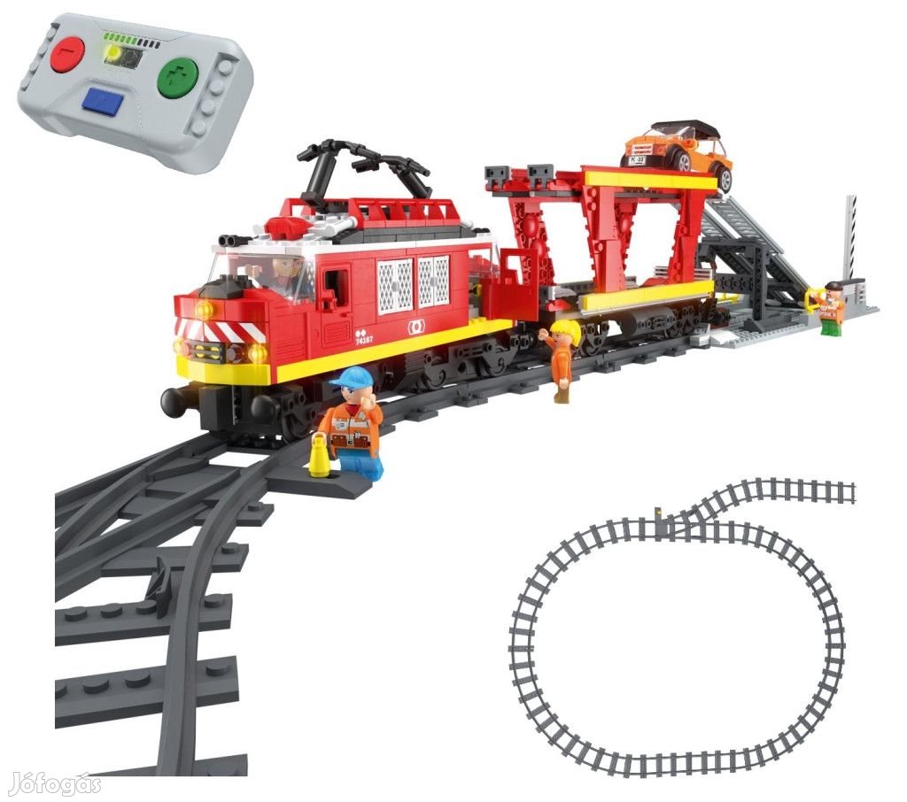 PlayTive Clippys Freight Train 753 részes tehervonat építőkocka készl