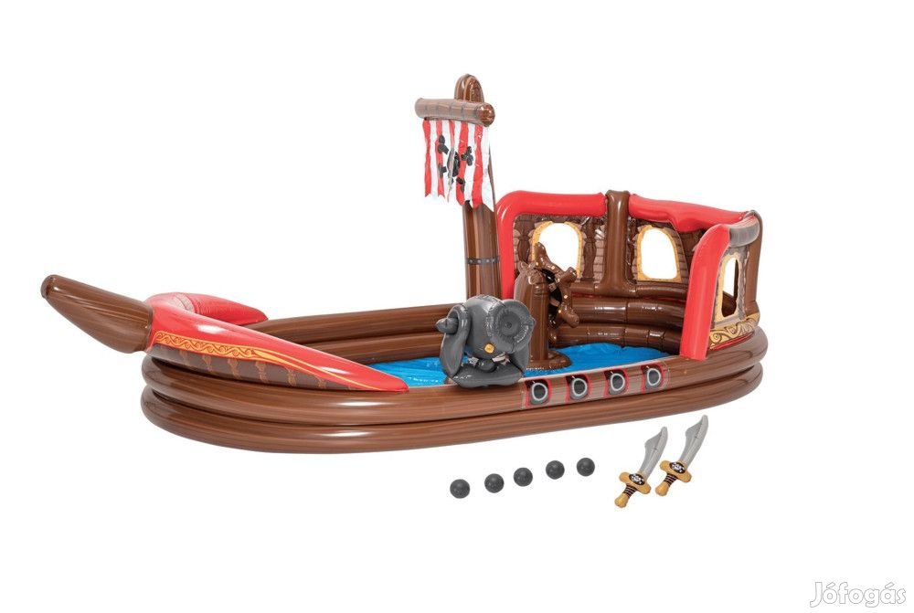 PlayTive Pirates Paddling Pool - Kalózhajó pancsoló medence, élményme