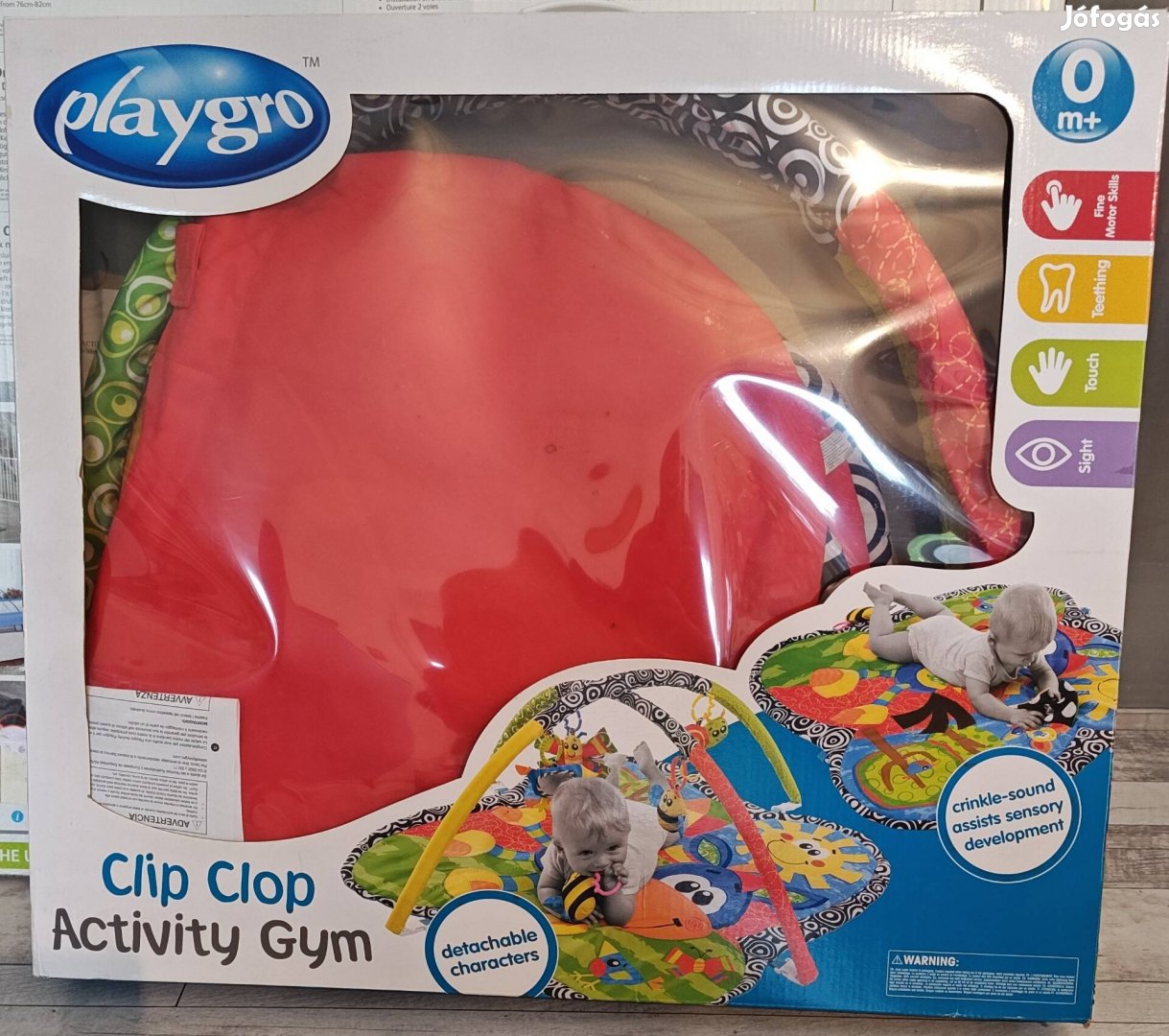 Play gro Clio clop activity gym, baba játszószőnyeg